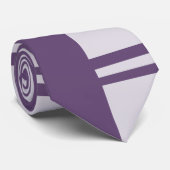 Paars, grijs, gestreept Stropdas (Opgerold)