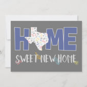 Paars & grijs startpunt, Sweet New Home - Texas Aankondiging (Voorkant)