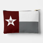 Paars & Grijs Texas Vlag Etui (Achterkant)