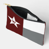 Paars & Grijs Texas Vlag Etui (Open)