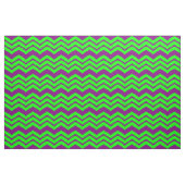 Paars Groen Chevron Zigzag Design  Stof (Fat Quarter)