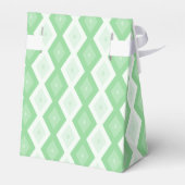 Paars groen diamantpatroon bedankdoosjes (Achterkant)