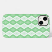 Paars groen diamantpatroon Case-Mate iPhone case (Achterkant (horizontaal))