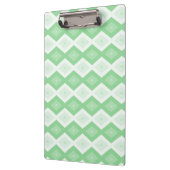 Paars groen diamantpatroon klembord (Links)