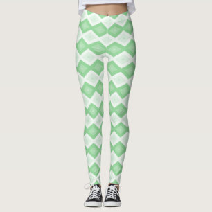 Paars groen diamantpatroon leggings