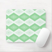 Paars groen diamantpatroon muismat (Met muis)