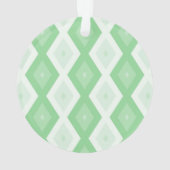 Paars groen diamantpatroon ornament (achterkant)