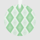 Paars groen diamantpatroon ornament (voorkant)