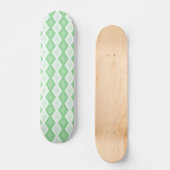 Paars groen diamantpatroon persoonlijk skateboard (Voorkant)