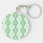 Paars groen diamantpatroon sleutelhanger (Achterkant)