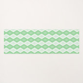 Paars groen diamantpatroon yogamat (Achterkant (horizontaal))