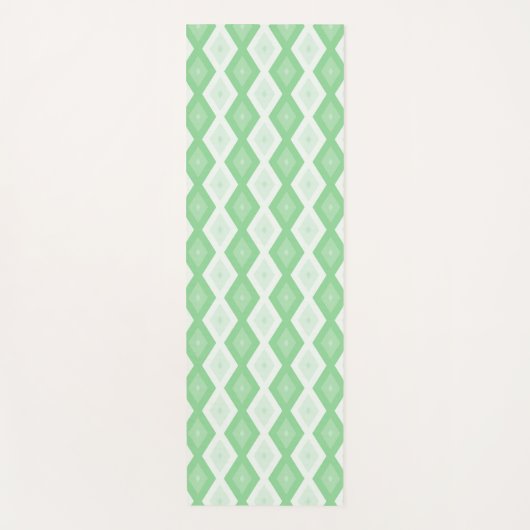 Paars groen diamantpatroon yogamat (Voorkant)