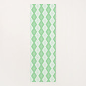 Paars groen diamantpatroon yogamat (Achterkant)