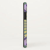 Paars groen en geel Mandala Design Case-Mate iPhone Case (Achterkant / rechts)