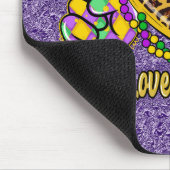 PAARS GROEN GOUD VREDESVERLIES MARDI GRAS MUISMAT (Hoek)