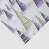 Paars Groen Kerstpatroon#8 ID1009 Tissuepapier (Detail)