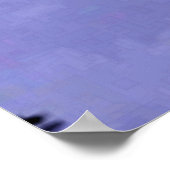 Paars-groen, kleurrijke abstracte kunst poster (Hoek)