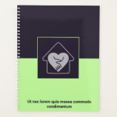 Paars & Groen Ouderenzorg Planner (Voorkant)
