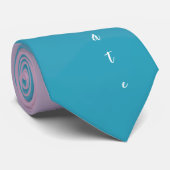 Paars groen patroon stropdas (Opgerold)