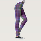 Paars-groen ruit leggings (Rechts)