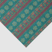 Paars Groenboek en goud Egyptisch Weesblad Tissuepapier (Detail)