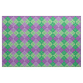 Paars-groene Argyle Stof (Fat Quarter)