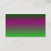 Paars - groene kaart visitekaartje (Achterkant)