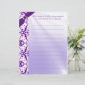 Paars Guestbook (Staand voorkant)