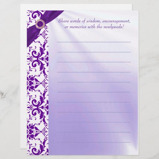 Paars Guestbook (Voorkant / Achterkant)