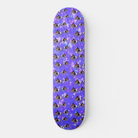 Paars Guinee Pig Sparkle, raad voor Schaats Persoonlijk Skateboard (Voorkant)