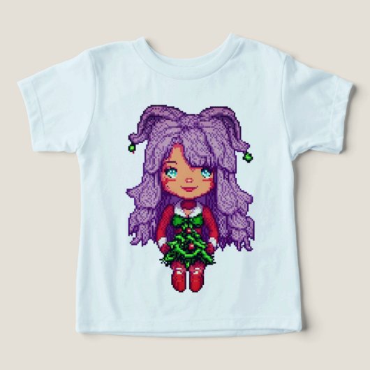 Paars haar meisje  (Design voorkant)