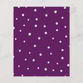 Paars Halloween Girl Name Shower Game (Achterkant)