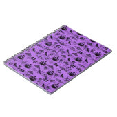  Paars Halloween Notitieboek (Linkerzijde)