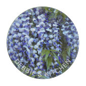 Paars Hanging Wisteria - Aangepersonaliseerde Flor Snijplank (Voorkant)