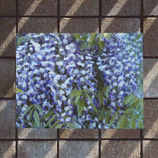 Paars Hanging Wisteria Floral Deurmat