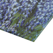 Paars Hanging Wisteria Floral Snijplank (Hoek)