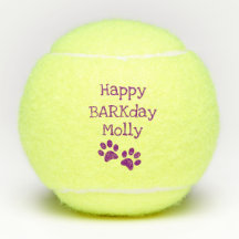 Paars Happy Barkday Birthday Pet Dog Speelgoed