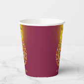 Paars Happy Diwali Papieren Bekers (Links)