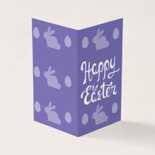 Paars Happy Paaspakket van 25 mini-Kaarten Kaart