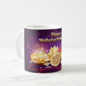 Paars Happy Raksha Bandhan Sparkle Koffiemok (Voorkant links)