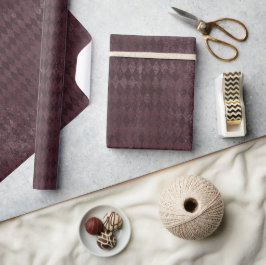 Paars Harlequin Pattern Cadeaupapier