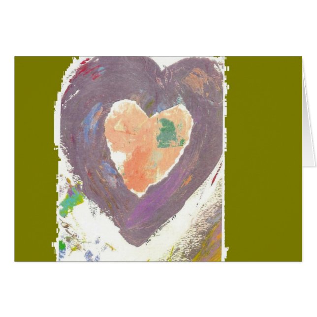 paars hart (Voorkant Horizontaal)