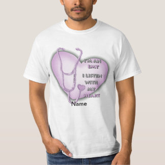 Paars hart EMT T-shirt