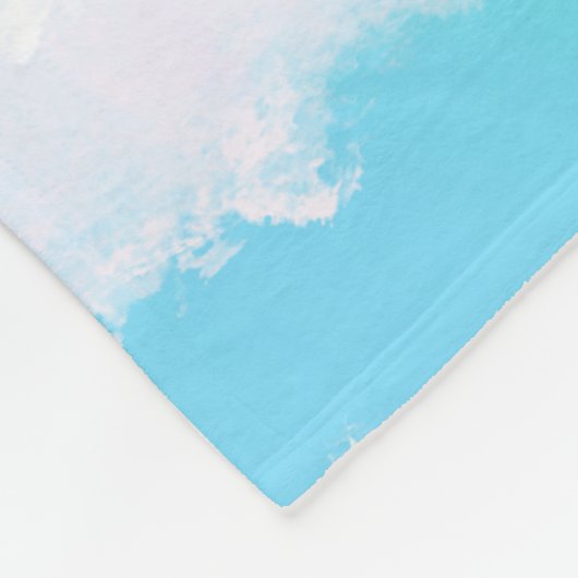  Paars hart Fleece Deken (Hoek)