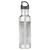 Paars hart Gepersonaliseerd Waterfles (Achterkant)