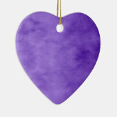 Paars hart keramisch ornament (Rechts)
