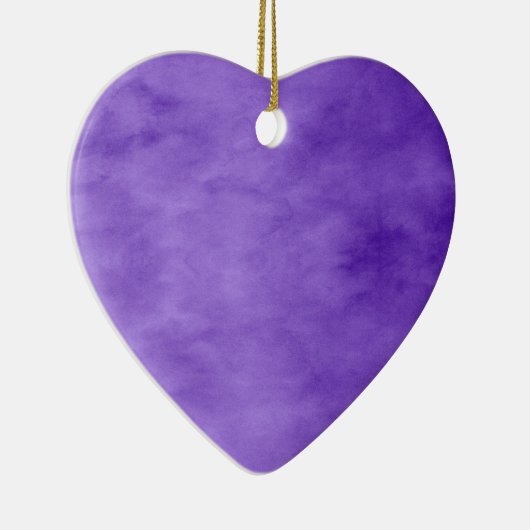 Paars hart keramisch ornament (Rechts)