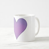 Paars hart koffiemok (Voorkant rechts)