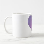 Paars hart koffiemok (Links)