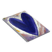 Paars hart notitieboek (Rechterzijde)